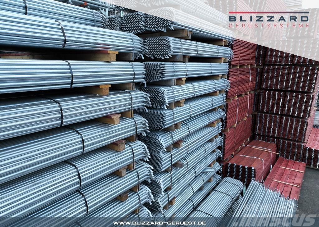 Blizzard Gerüstsysteme 81,04 m² Stahlgerüst mit Stahlböden Állvány felszerelések