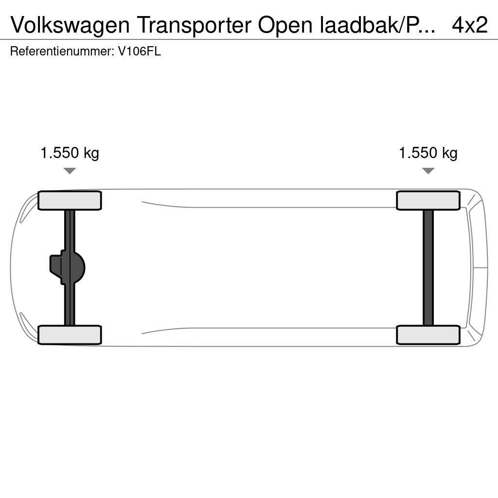 Volkswagen Transporter Open laadbak/PICK-UP!! 1ste eigenaar! Kis teherszállító/Platós kocsi