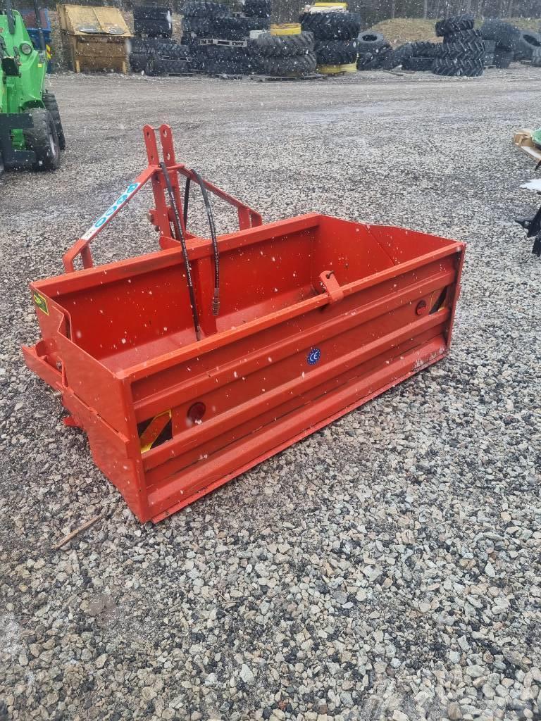  Hydraulisk skopa 3-punkt Kompakt traktor adapterek