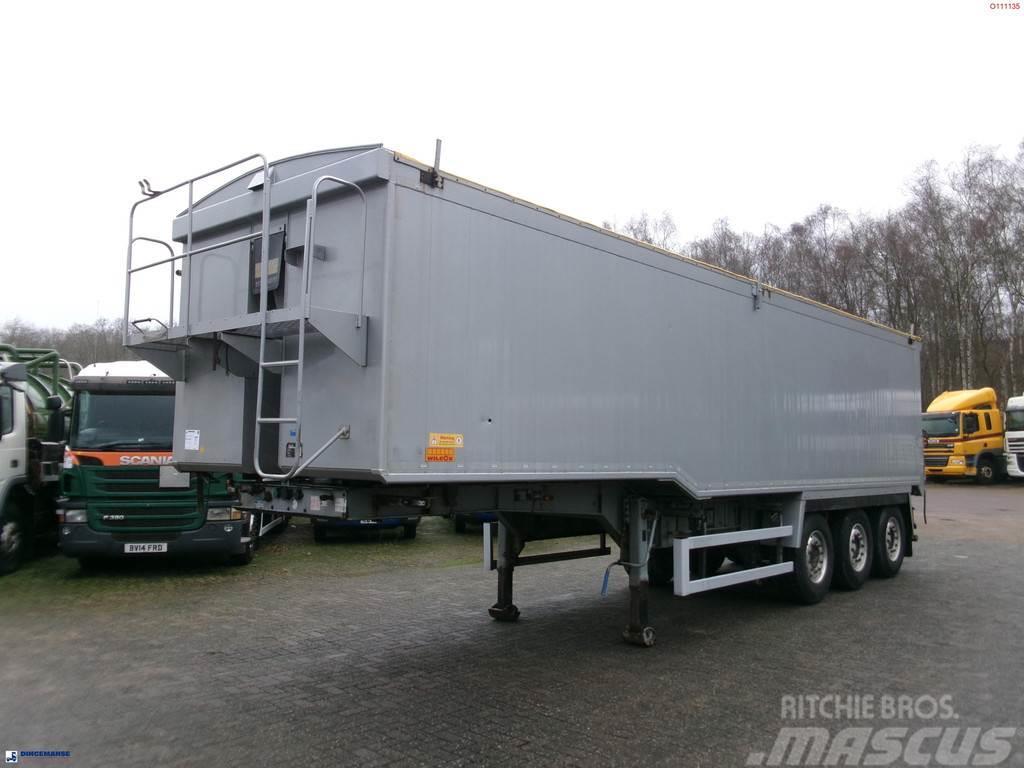 Wilcox Tipper trailer alu 52 m3 + tarpaulin Billenő félpótkocsik