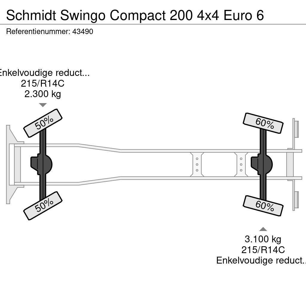 Schmidt Swingo Compact 200 4x4 Euro 6 Utcaseprő teherautók
