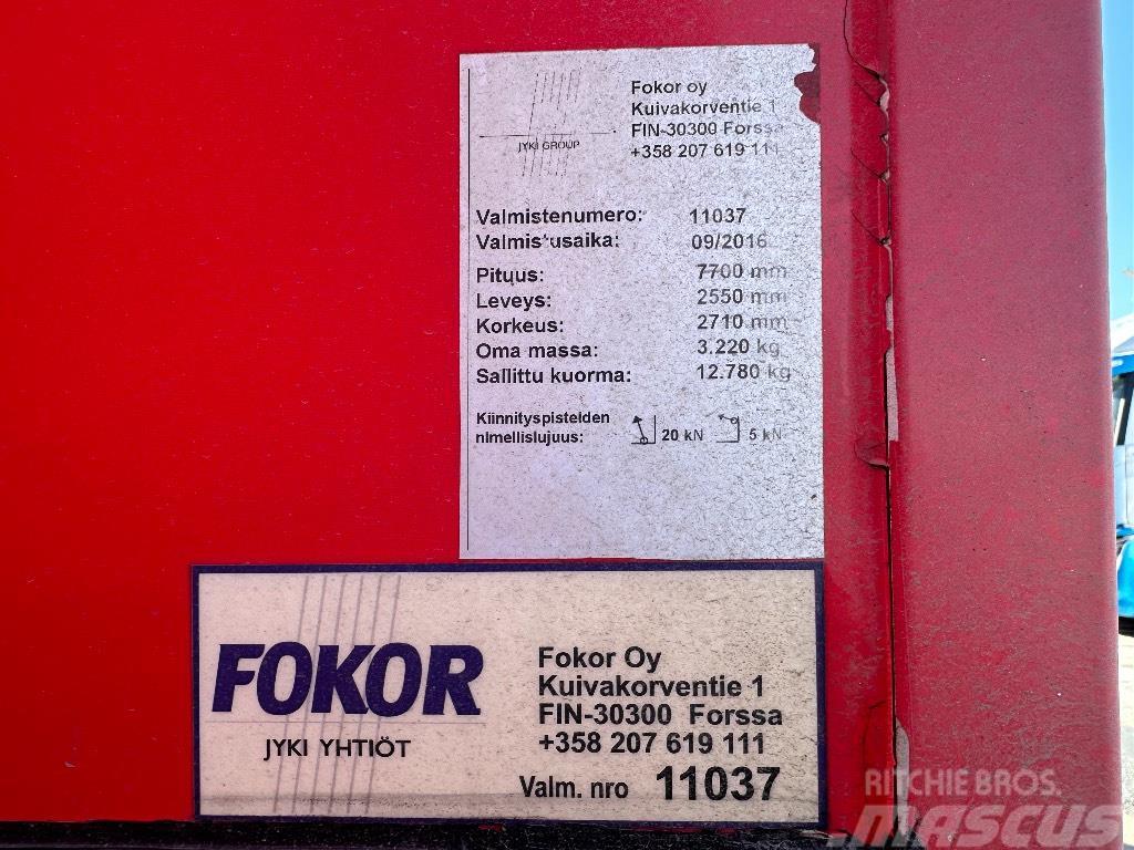  Jakalava FOKOR 7,7m Tengeri konténer