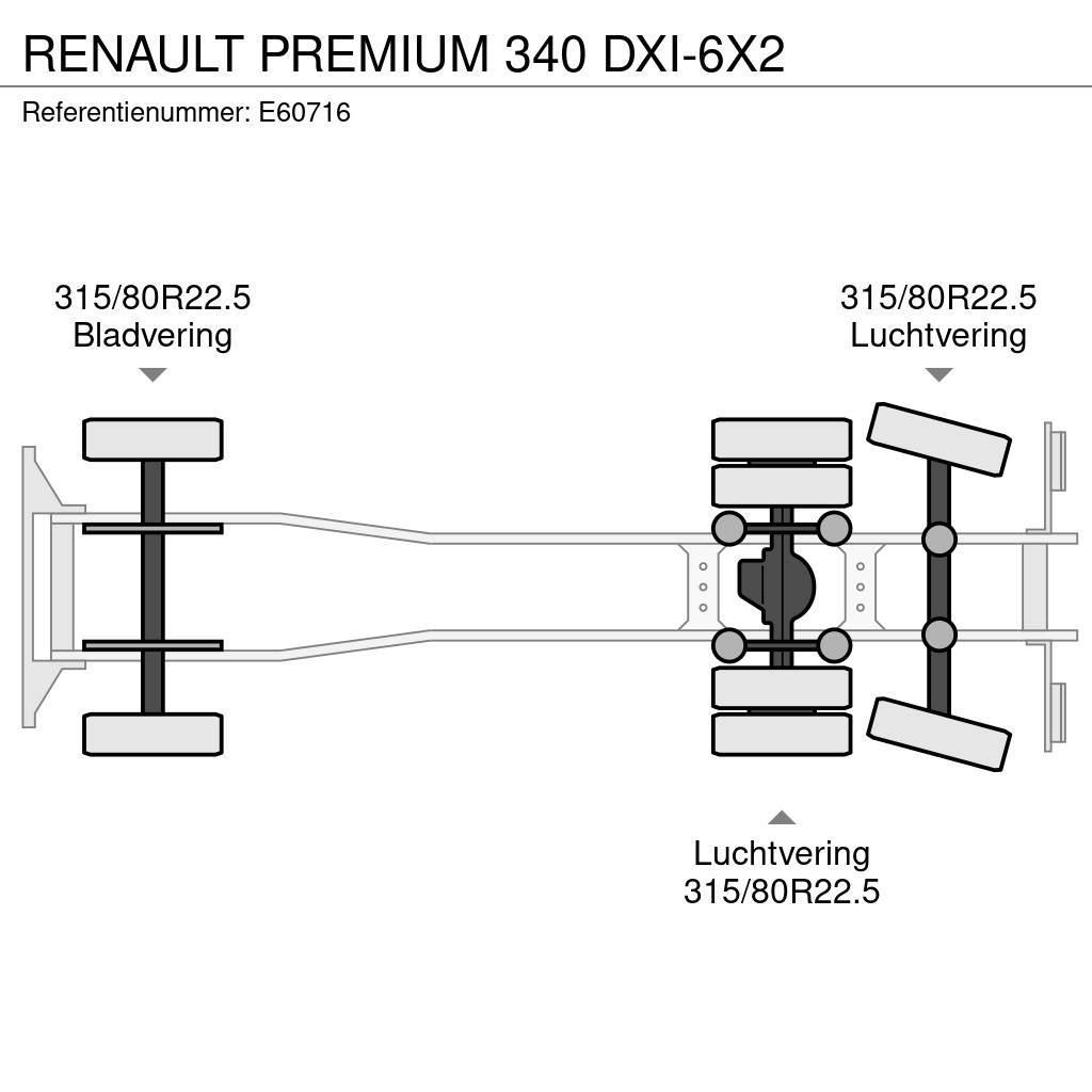 Renault PREMIUM 340 DXI-6X2 Dobozos teherautók