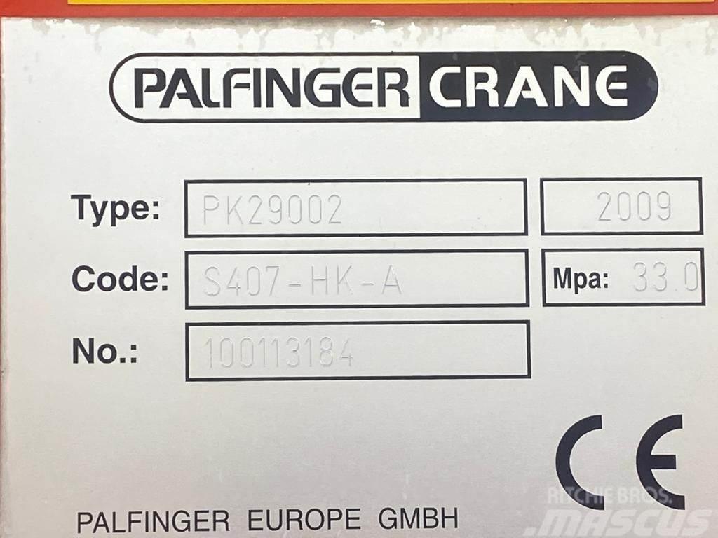 Palfinger PK29002 + REMOTE + 4X OUTRIGGER PK29002 Rakodó daruk