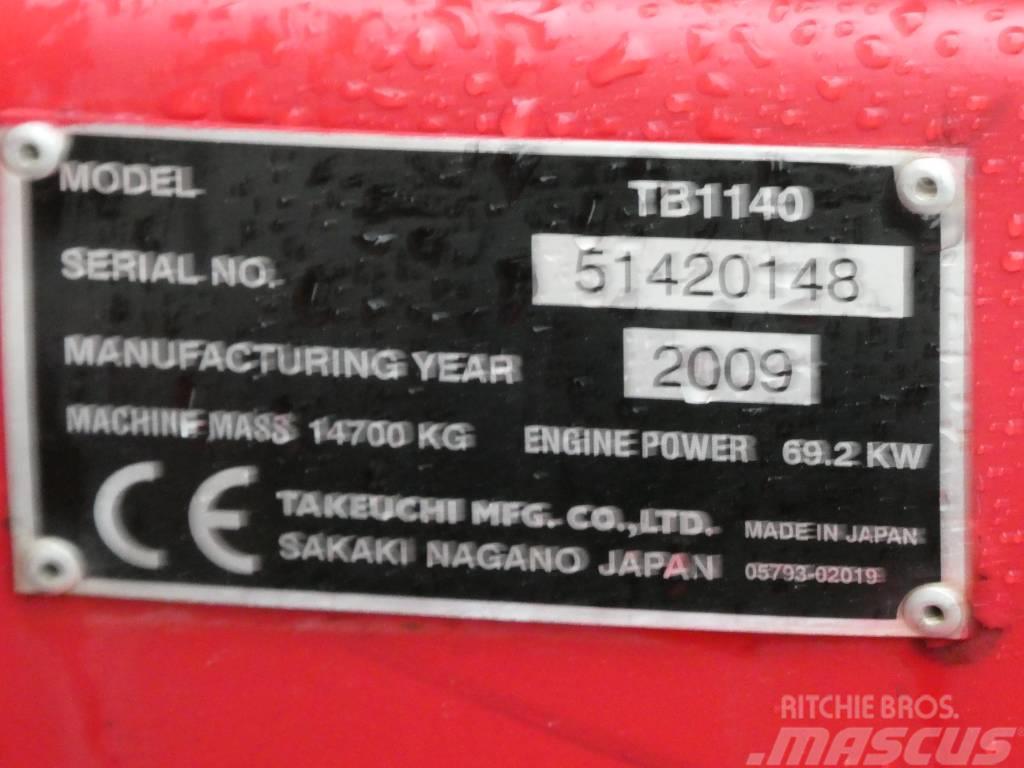 Takeuchi TB1140 + Palfinger PK 7501 + ENGCON Lánctalpas kotrók