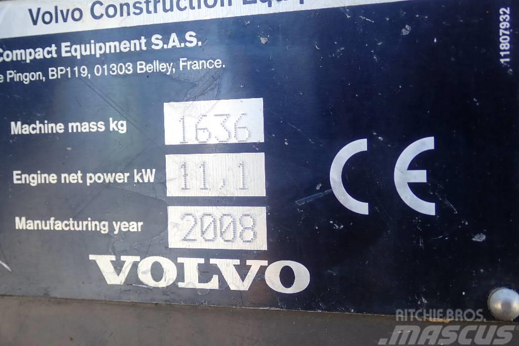 Volvo EC 15 B Mini kotrók < 7t