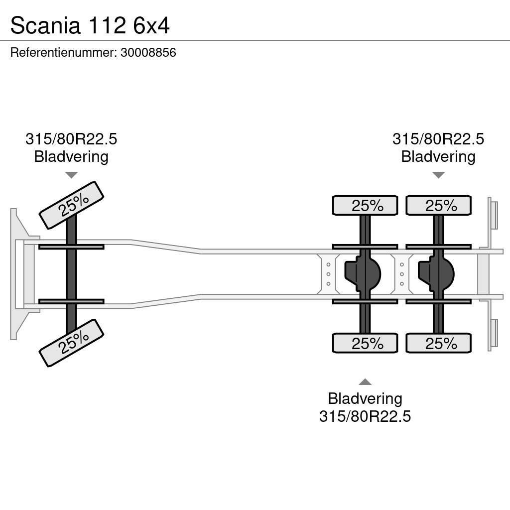 Scania 112 6x4 Fülkés alváz