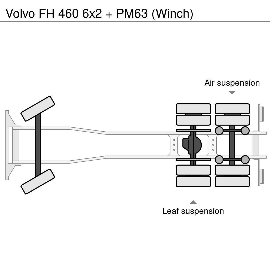 Volvo FH 460 6x2 + PM63 (Winch) Terepdaruk