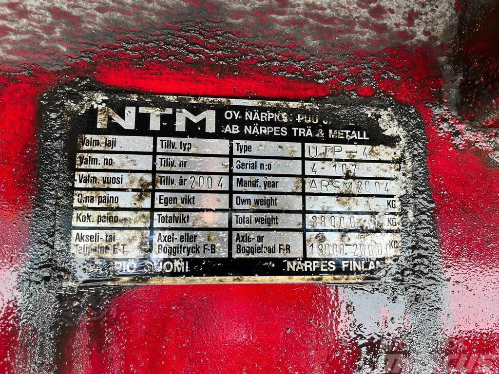 NTM UTP-4 Dobozos pótkocsik