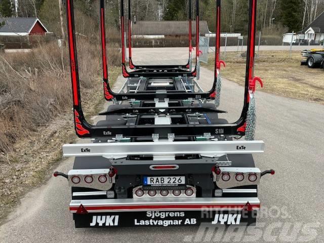 Jyki 5 axl Timmervagn Rönkszállító pótkocsik