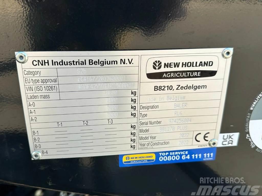 New Holland Bigbaler 1270 Plus bj 2022 met 3000 balen Szecskázók