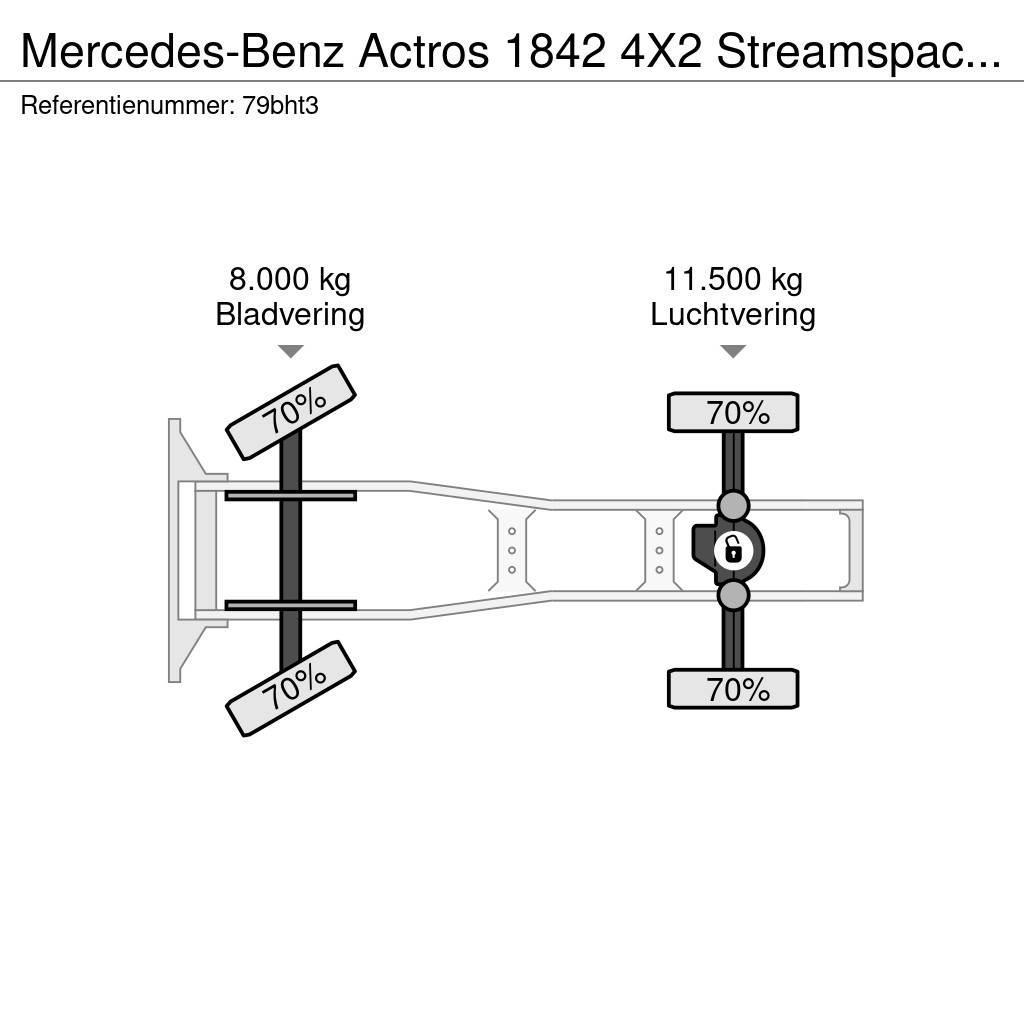 Mercedes-Benz Actros 1842 4X2 Streamspace NL Truck Side skirts 8 Nyergesvontatók