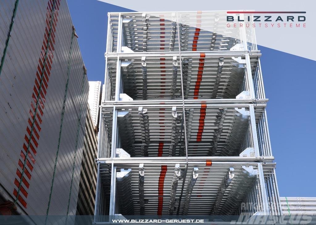 Blizzard 88 m² Neues Gerüst mit Alu-Rahmentafel Állvány felszerelések