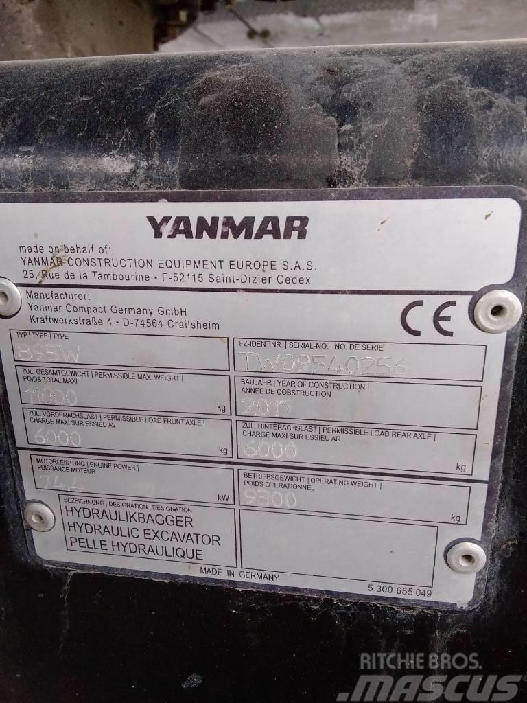 Yanmar B95W Gumikerekes kotrók