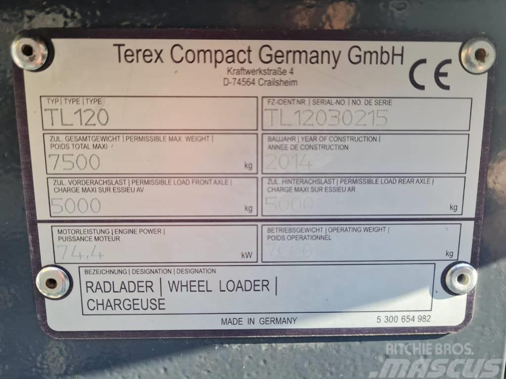 Terex TL 120 Gumikerekes homlokrakodók