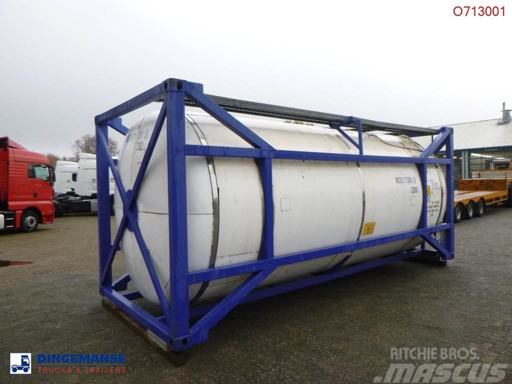  M Engineering Chemical tank container inox 20 ft / Üzemanyagtartályok