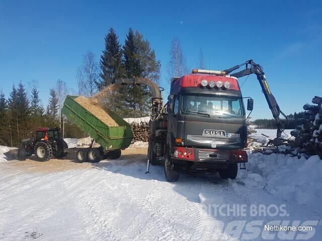 Heinola 1310 RML -Chipper:  SISU 18/630 6x4 -Truck Fa aprítók