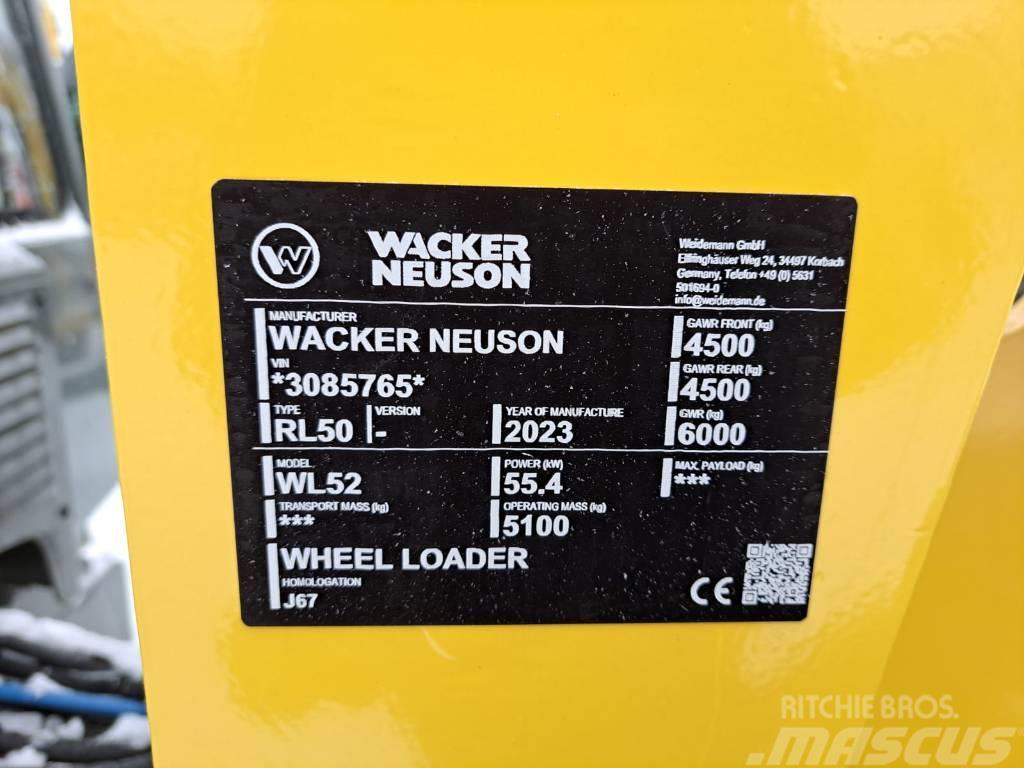 Wacker Neuson WL 52 Gumikerekes homlokrakodók
