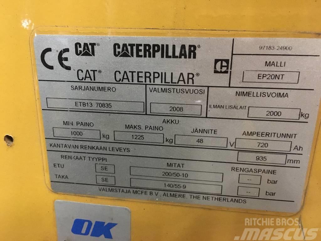 CAT EP 20 NT Elektromos targoncák