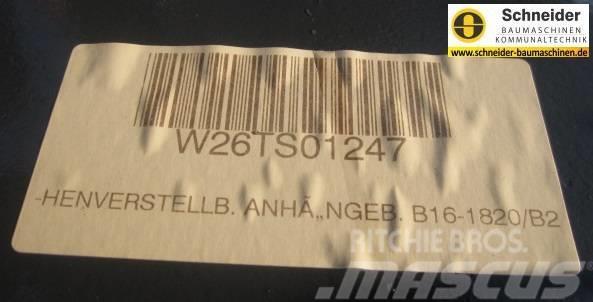 Kubota höhenverstellbare Anhängebock B20-Serie Alváz és felfüggesztés