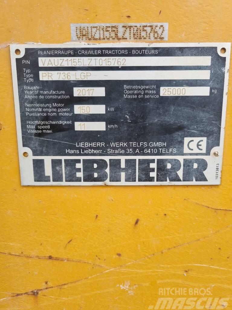 Liebherr PR 736 LGP lánctalpas dózerek