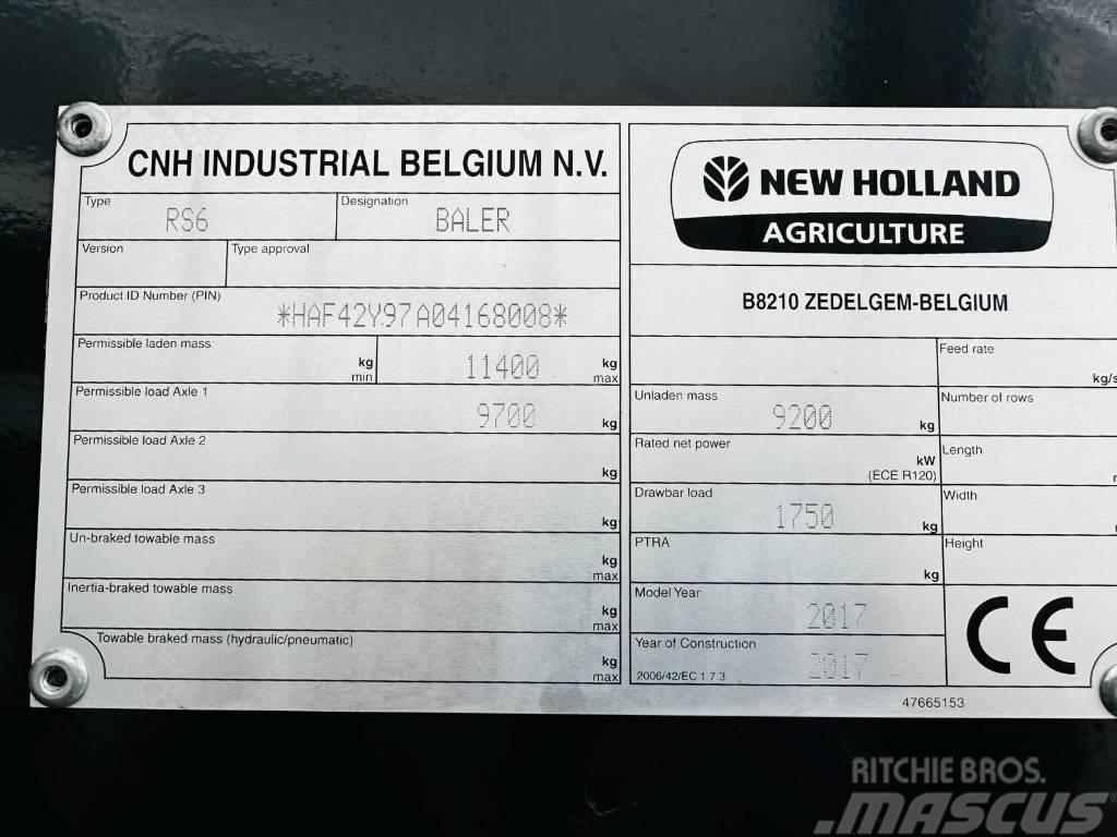 New Holland Big Baler 1270 RC + Szögletes bálázók