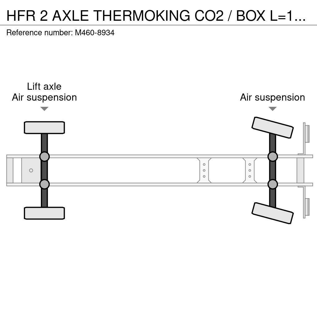 HFR 2 AXLE THERMOKING CO2 / BOX L=12699 mm Hűtős félpótkocsik