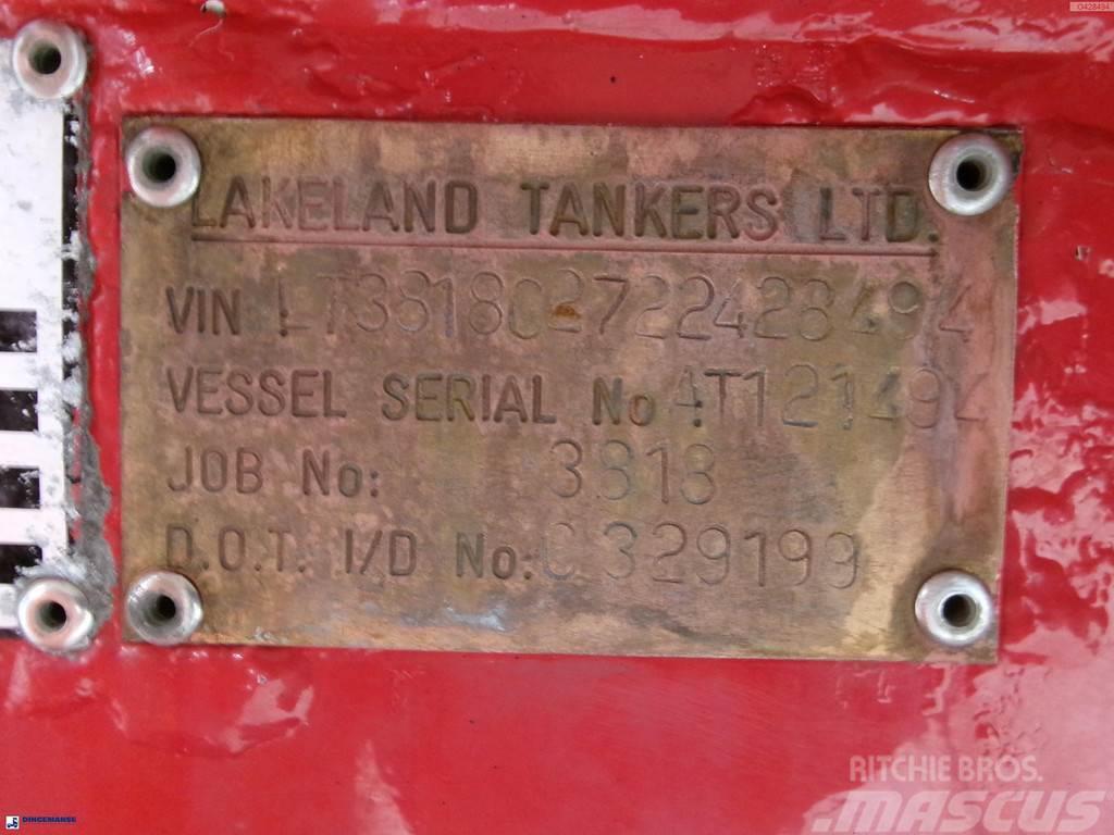  Lakeland Fuel tank alu 42.8 m3 / 6 comp + pump Tartályos félpótkocsik