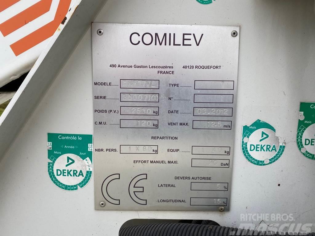 Renault Maxity 110.325.1.1 COMILEV EN80TVL Teherautóra szerelt emelők és állványok