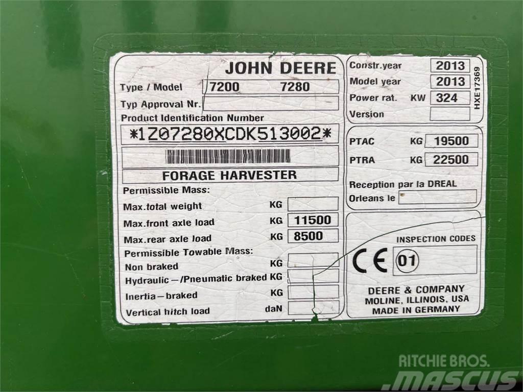 John Deere 7280 Önjáró szecskázók