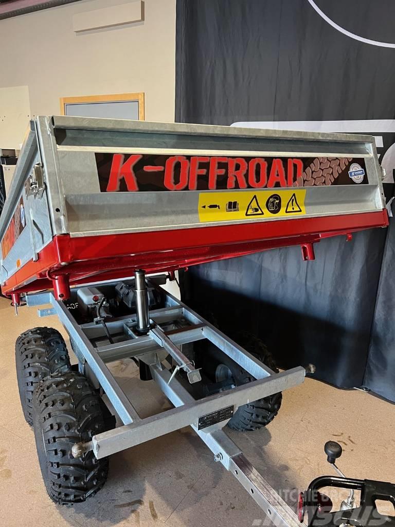  K Vagnen K-Offroad EL Tipp med fjärr 1200kg Billenő Mezőgazdasági pótkocsik