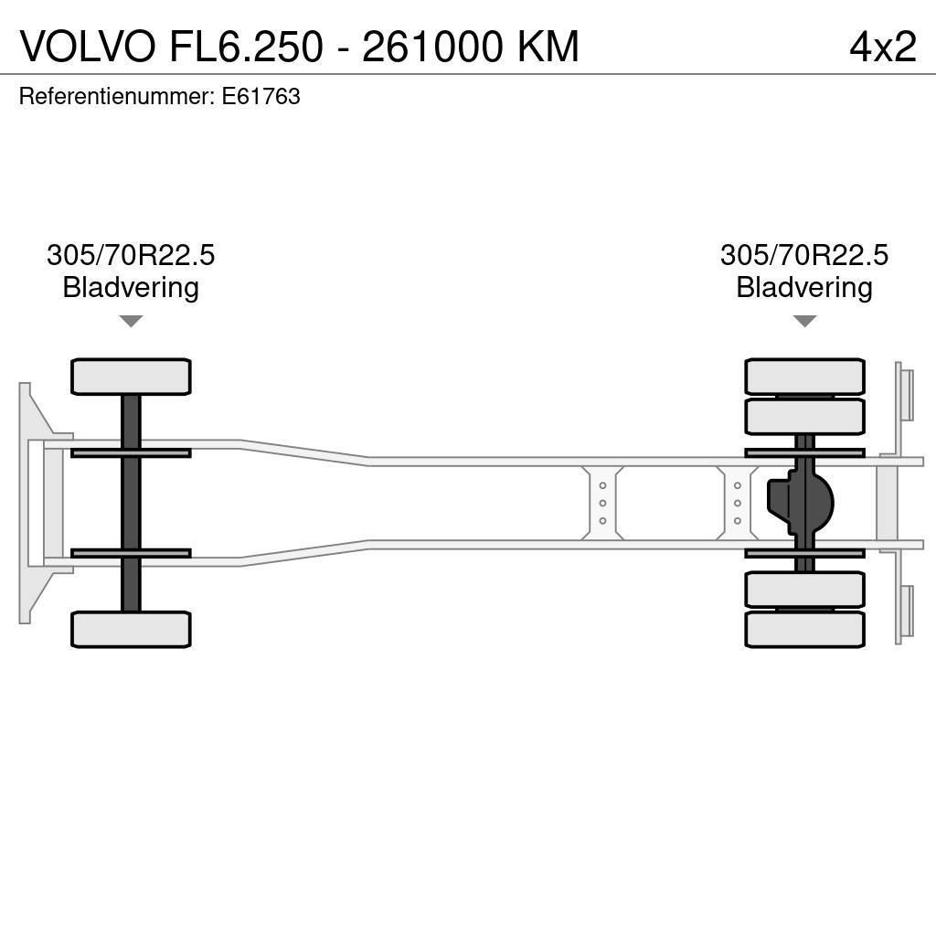 Volvo FL6.250 - 261000 KM Elhúzható ponyvás