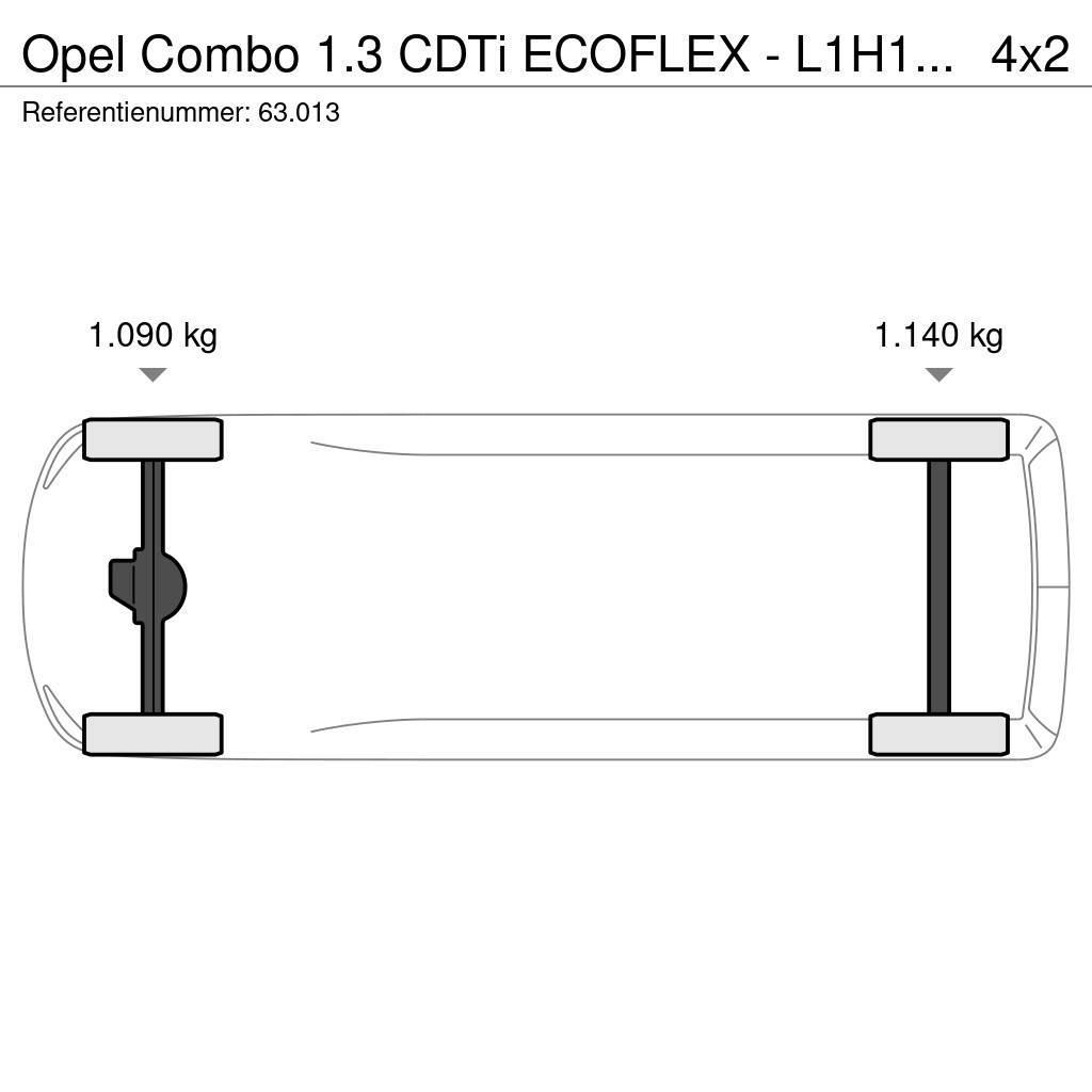Opel Combo 1.3 CDTi ECOFLEX - L1H1 - AC - Cruise - Hook Dobozos
