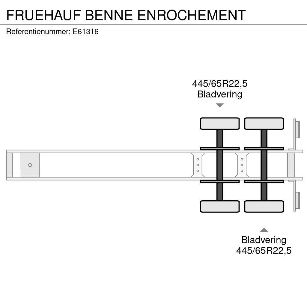 Fruehauf BENNE ENROCHEMENT Billenő félpótkocsik