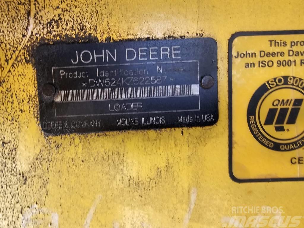 John Deere 524 K Gumikerekes homlokrakodók