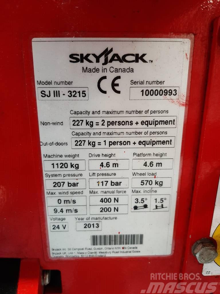 SkyJack SJIII 3215 Ollós emelők