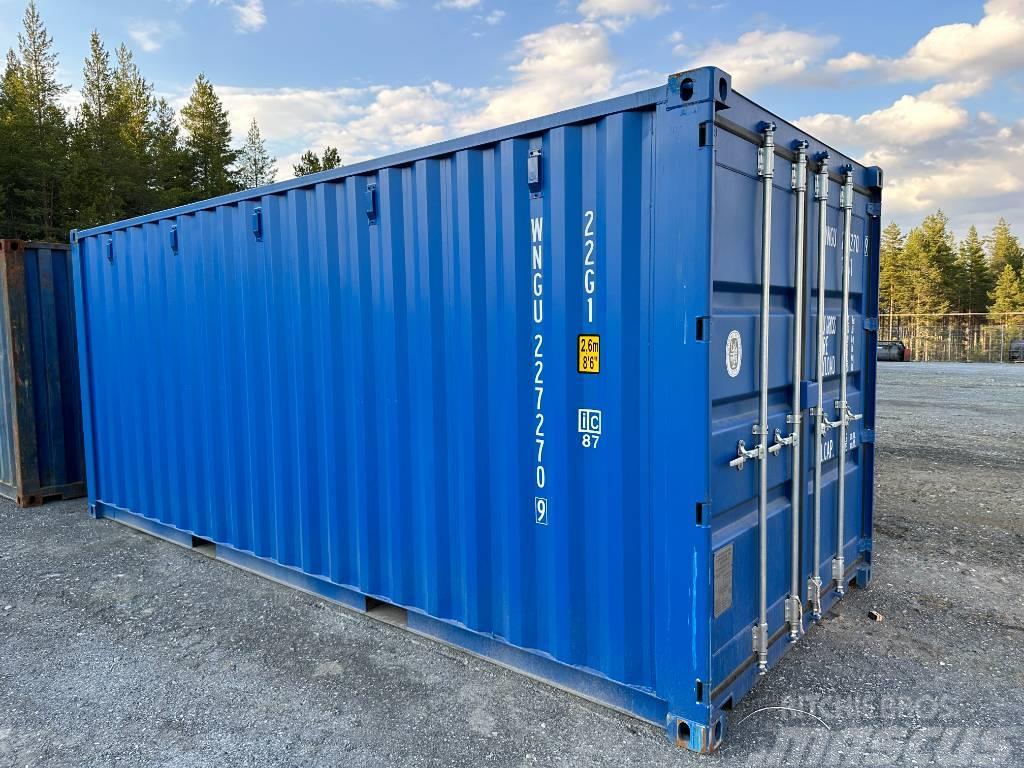  Sjöfartscontainer Container 20fot 20fots nya blå m Tengeri konténer