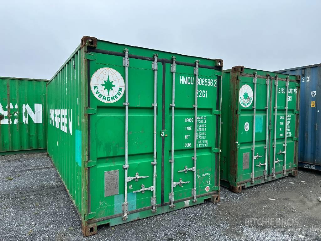  Sjöfartscontainer Container 20fot 20fots nya blå m Tengeri konténer