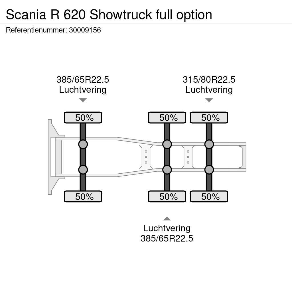 Scania R 620 Showtruck full option Nyergesvontatók