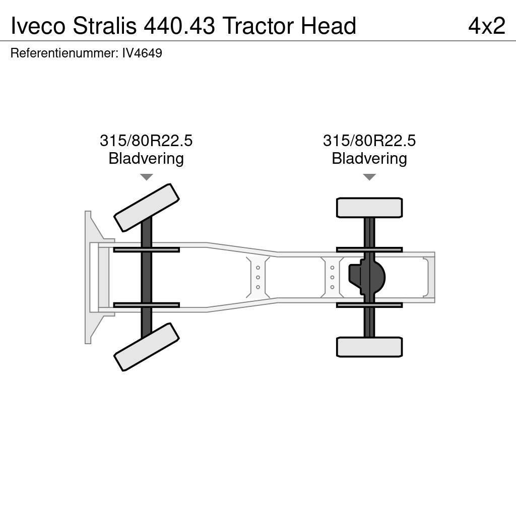 Iveco Stralis 440.43 Tractor Head Nyergesvontatók