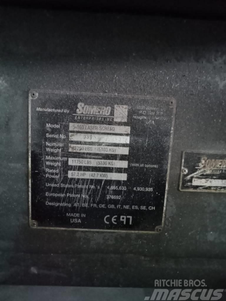 Somero S-160 Laser Screed Betonelosztó gém