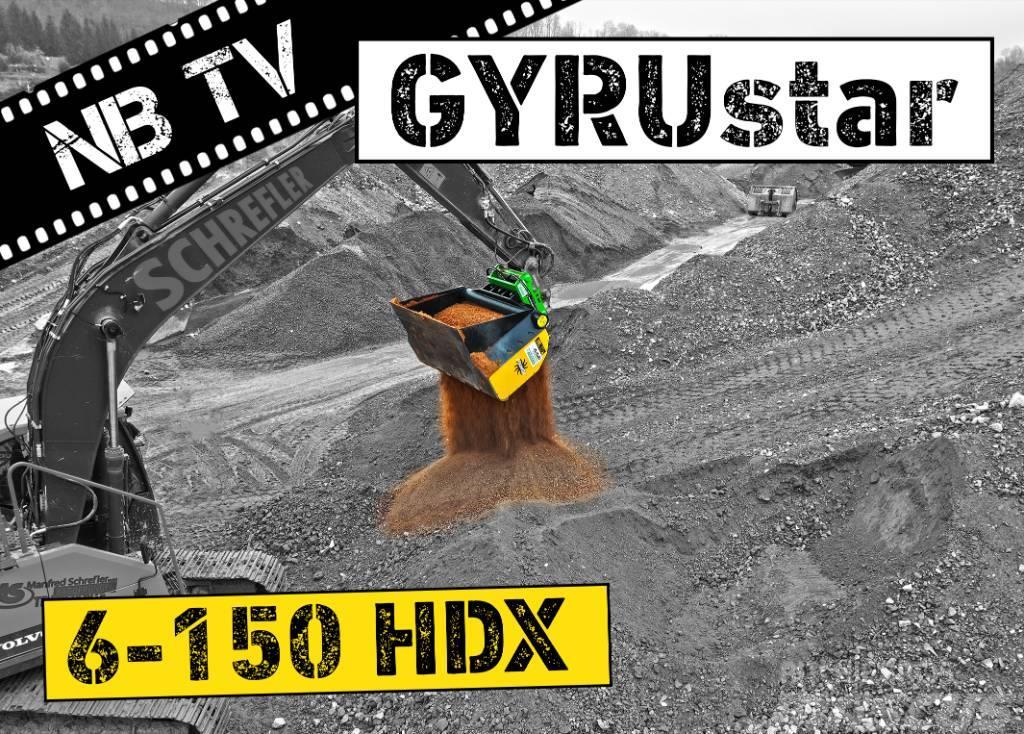 Gyru-Star 6-150HDX (opt Oilquick OQ70/50, Lehnhoff) Rotátoros törőkanalak