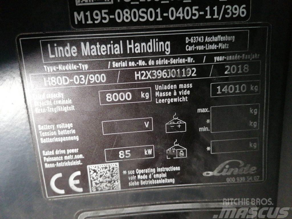 Linde H80D-03/900 Dízel targoncák