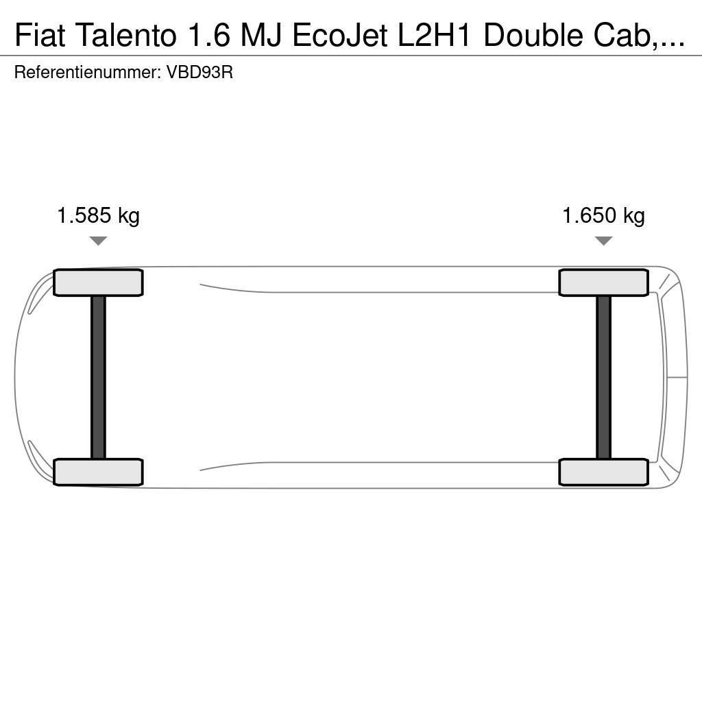 Fiat Talento 1.6 MJ EcoJet L2H1 Double Cab, Navi, Camer Dobozos