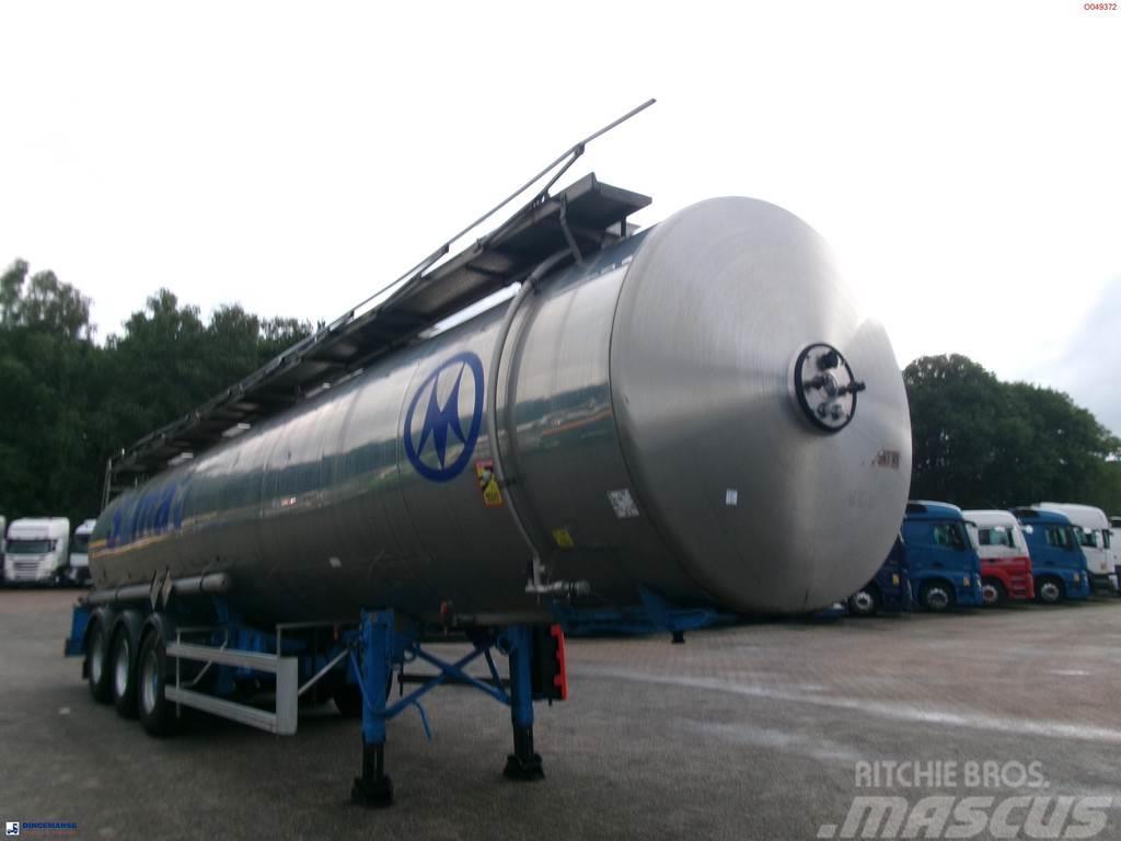 Magyar Chemical tank inox 32.5 m3 / 1 comp Tartályos félpótkocsik