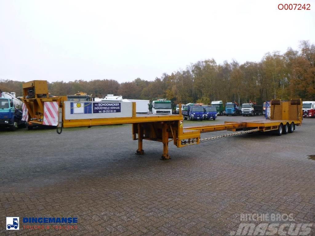 Broshuis 3-axle semi-lowbed trailer E-2190-24 / 47.5 T ext. Mélybölcsős félpótkocsik