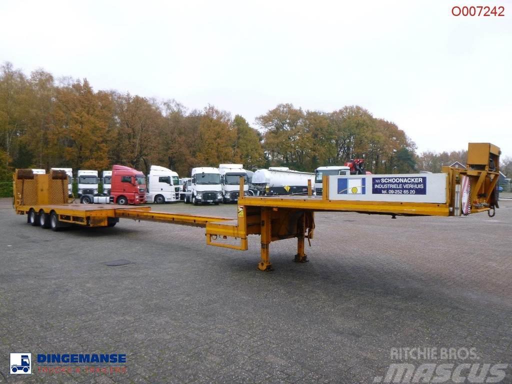 Broshuis 3-axle semi-lowbed trailer E-2190-24 / 47.5 T ext. Mélybölcsős félpótkocsik