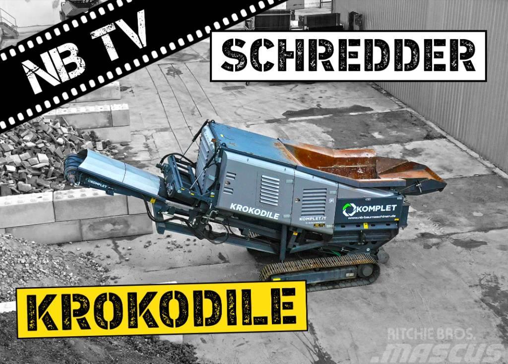 Komplet Mobiler Schredder Krokodile - bis zu 200 t/h Irat megsemmisítők
