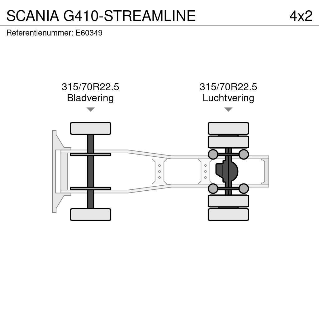 Scania G410-STREAMLINE Nyergesvontatók