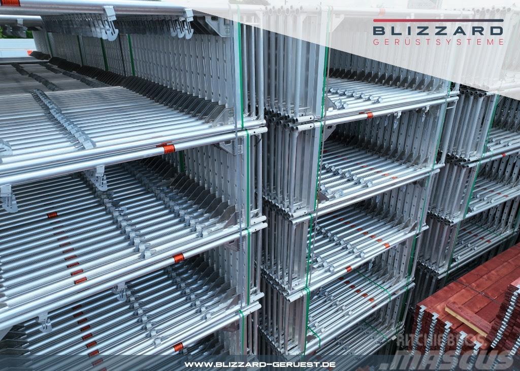Blizzard S70 97,62 m² Alu Gerüst mit Böden aus Siebdruck Állvány felszerelések